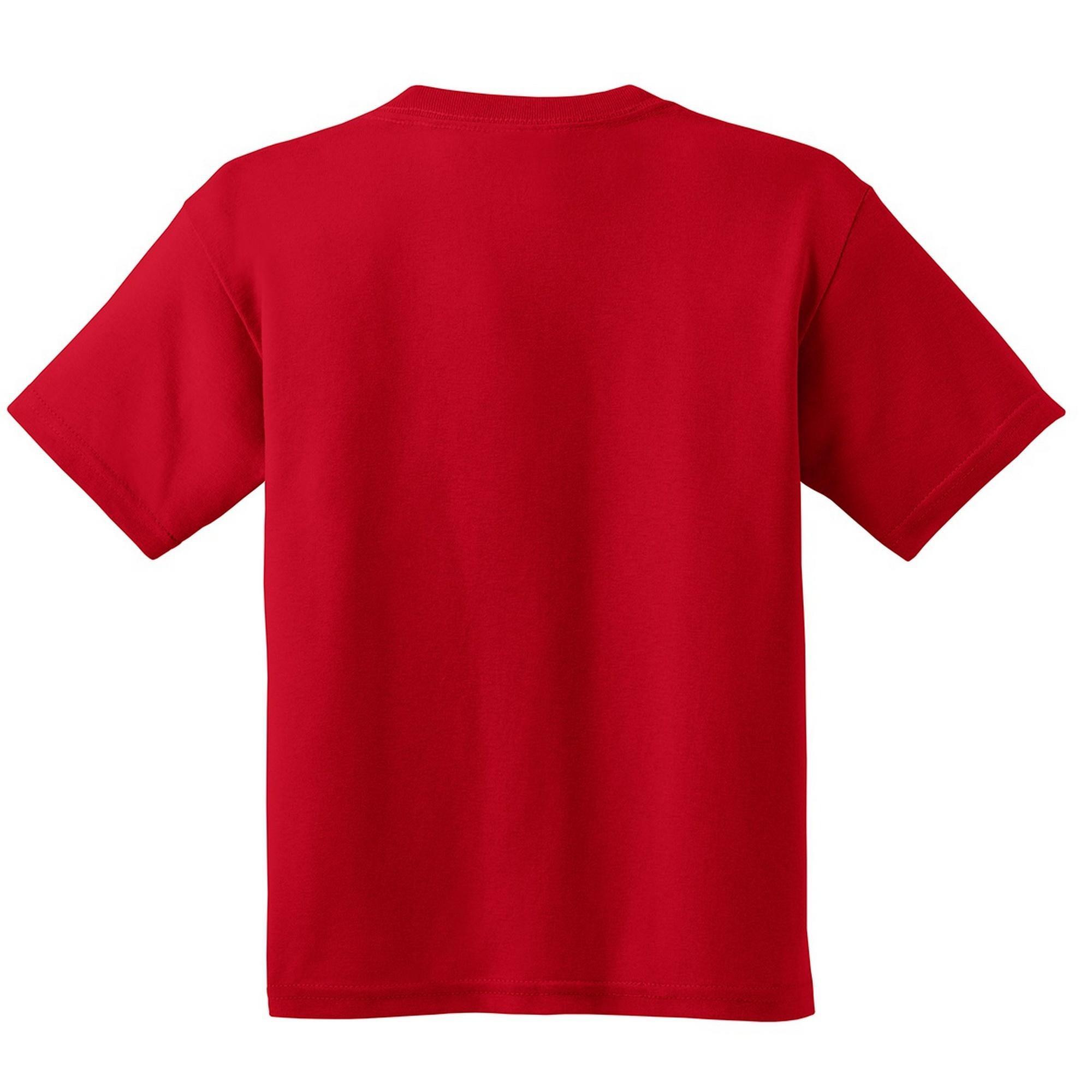 Soft Style Maglietta 100% Cotone Unisex Bambini Gildan Rosso 2/2