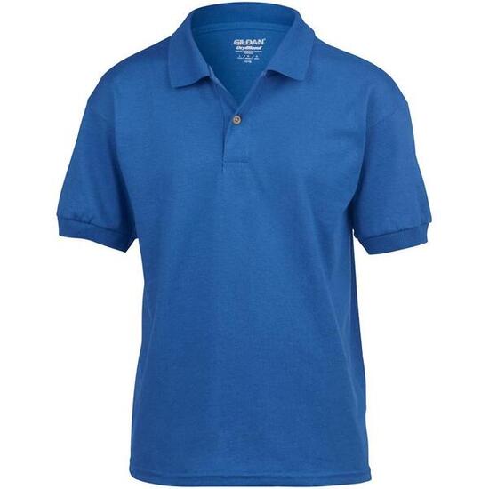 Polo Unisexe En Jersey DryBlend Pour Enfants (Bleu Royal)