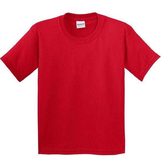 Maglietta In Cotone Unisex Bambini Gildan Bianco