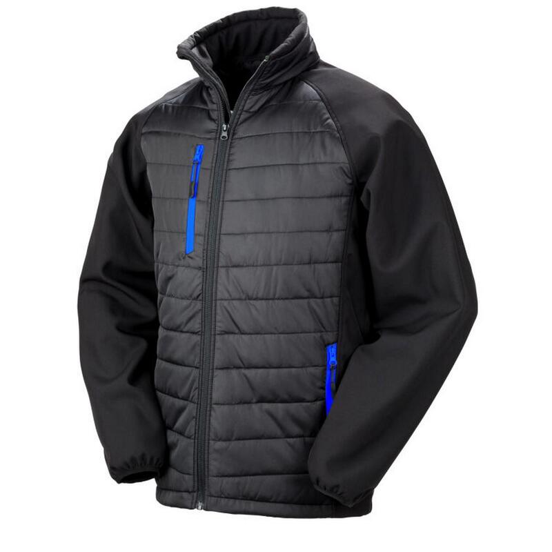 Veste Sans Manches COMPASS Adulte (Noir / Bleu Roi)