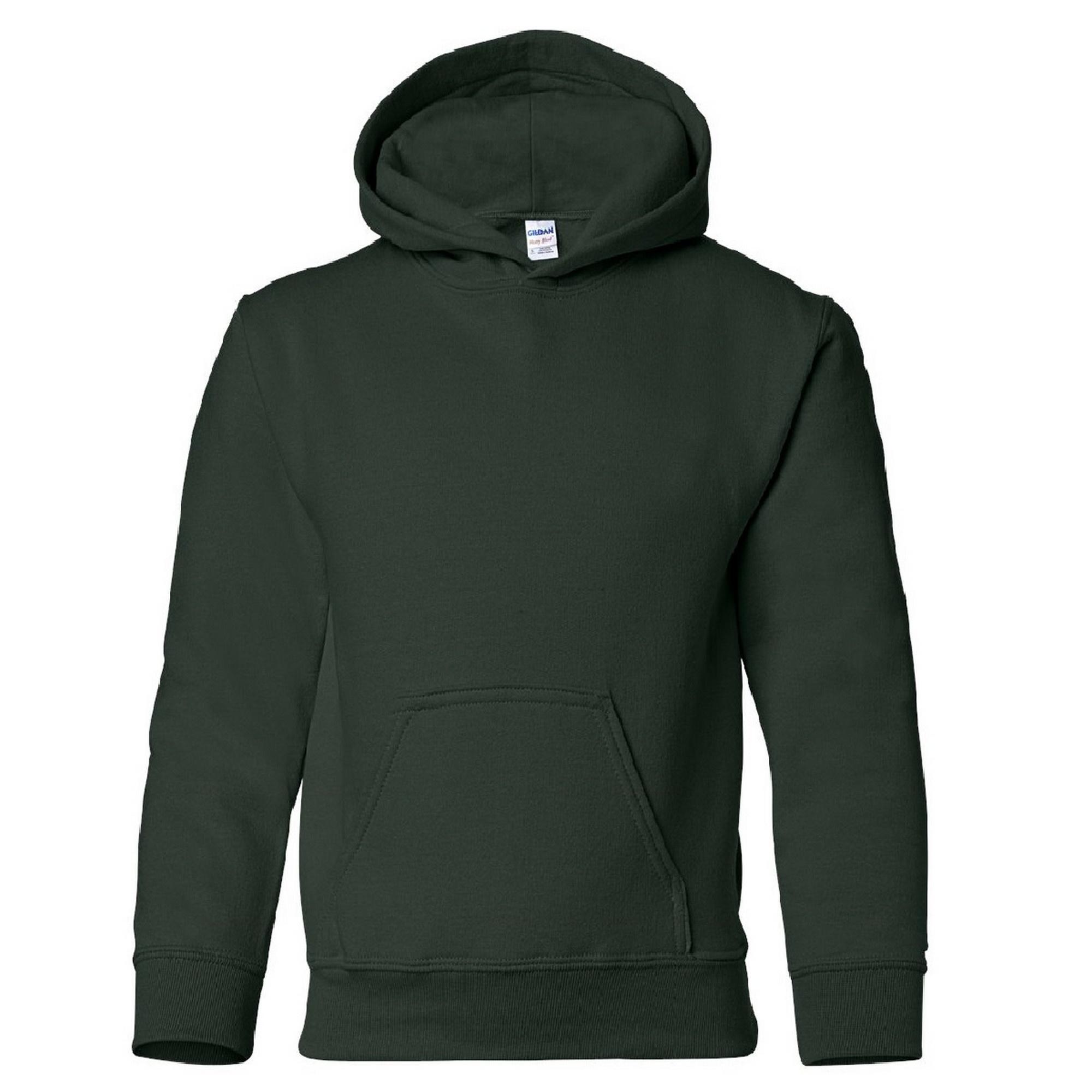 Gildan - Sweatshirt À Capuche Unisexe Pour Enfants À Forte Teneur En Fibres, Top / Hoodie - Sweat-shirt - Rouge|vert - 42 M/l - Decathlon