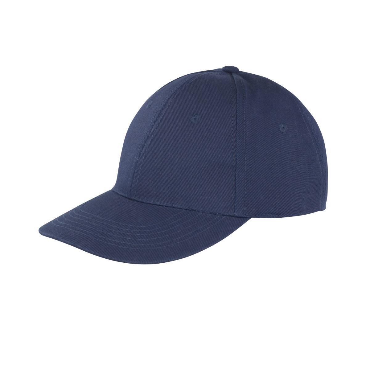 Cappellino 6 Pannelli Tinta Unita Adulto Unisex Result Blu Navy 2/3