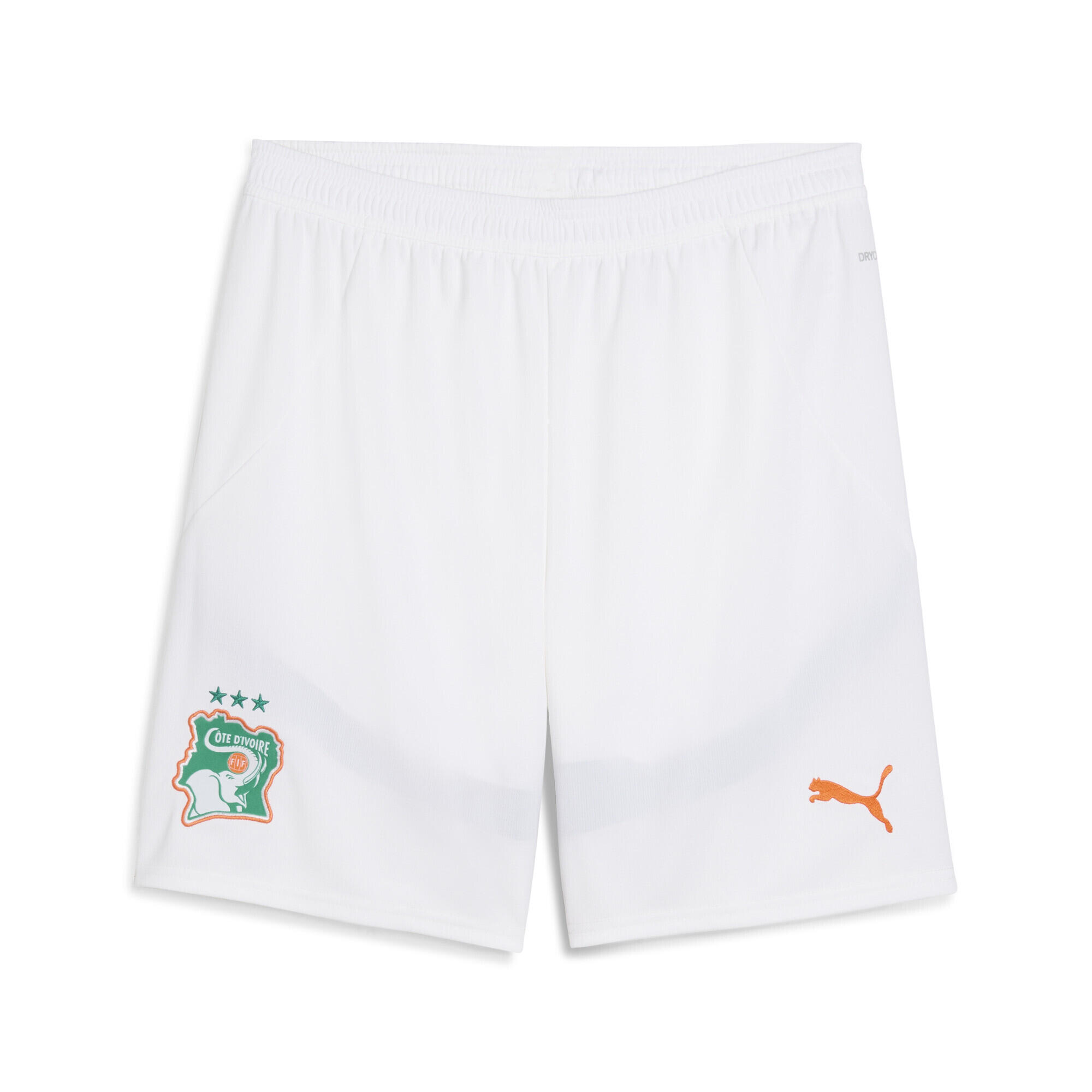 PUMA Shorts Costa d'Avorio 2025 da uomo PUMA White Dark Myrtle Green