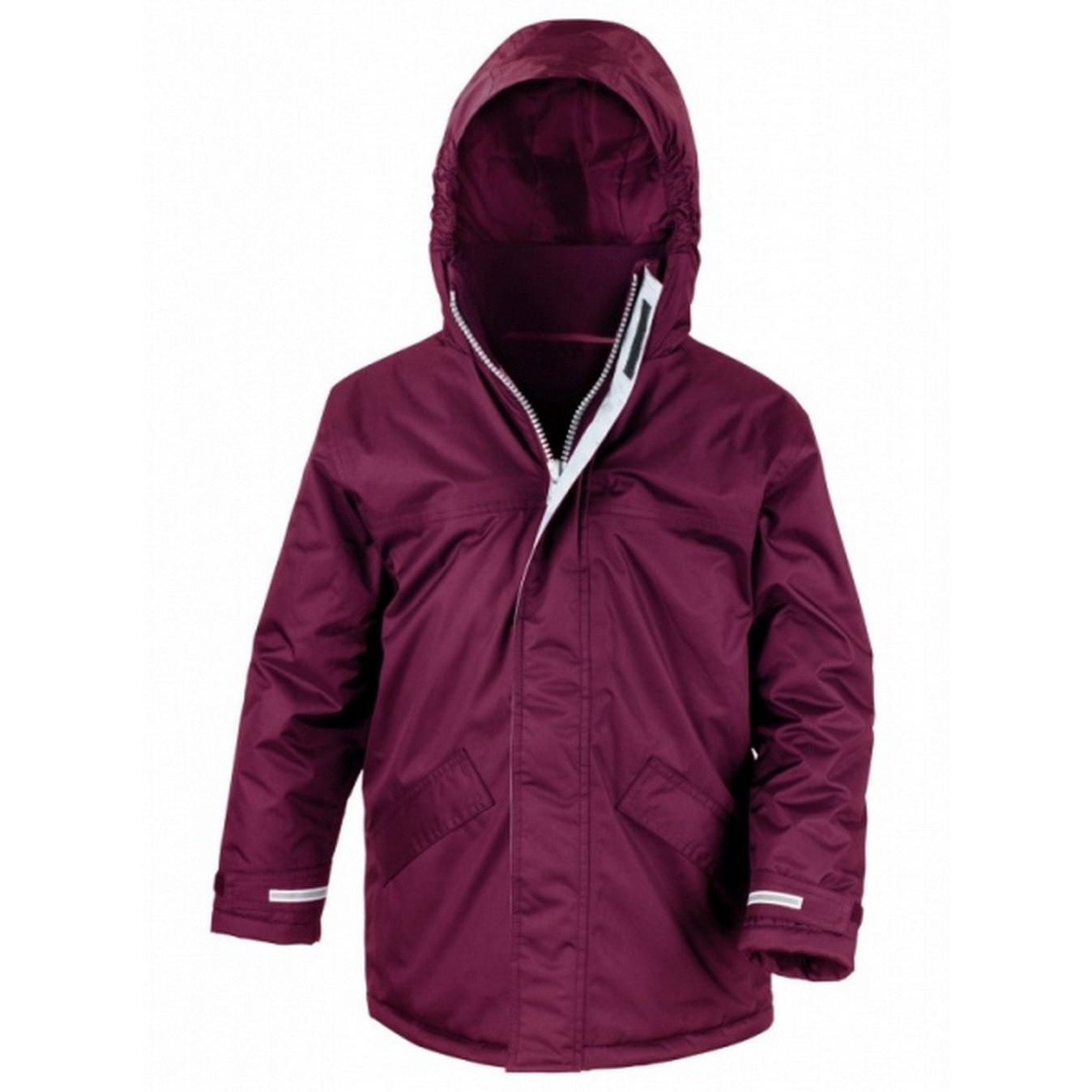 Core Parka Imperméable Enfant Unisexe (Bordeaux) 2/3