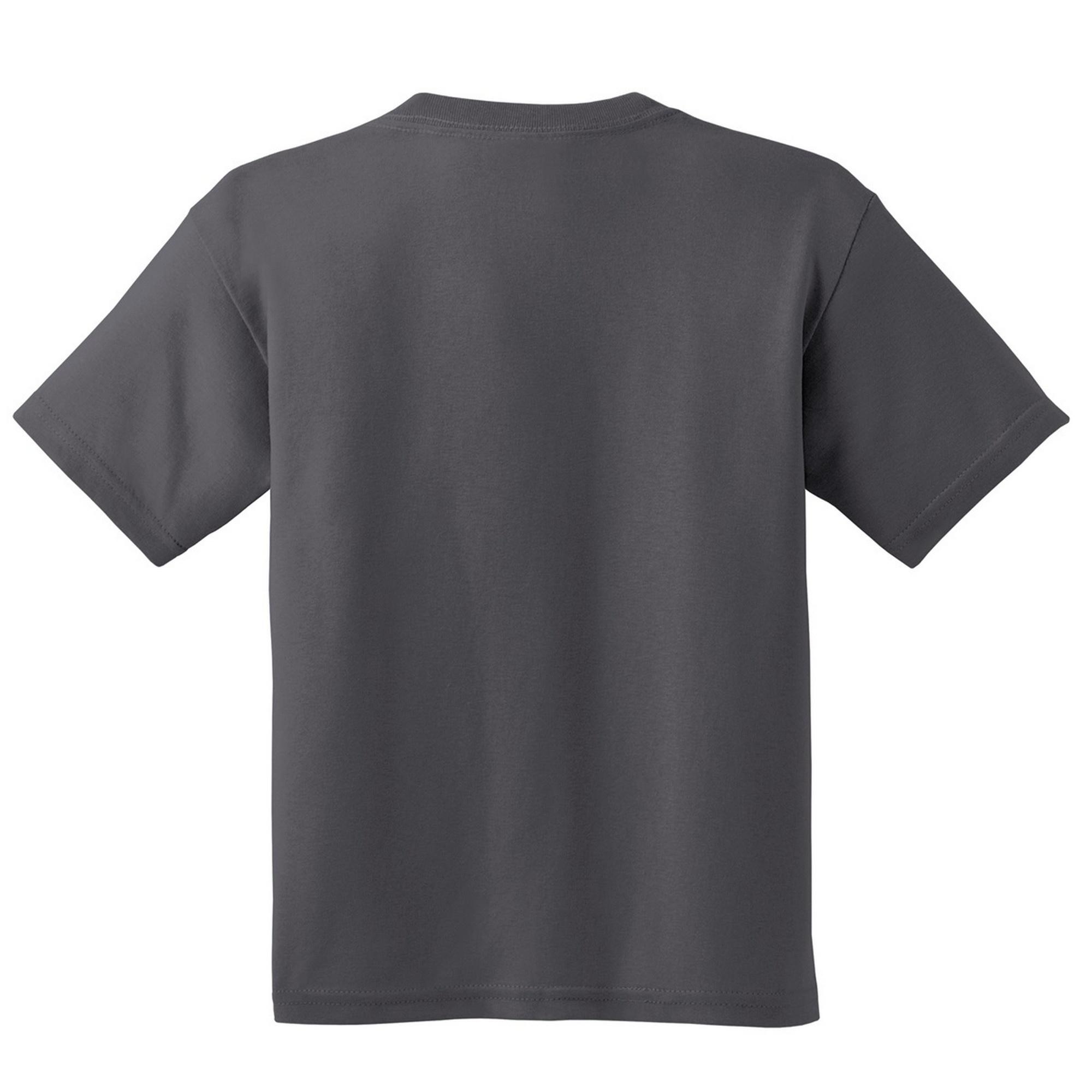 Soft Style Maglietta 100% Cotone Unisex Bambini Gildan Carbone 2/2