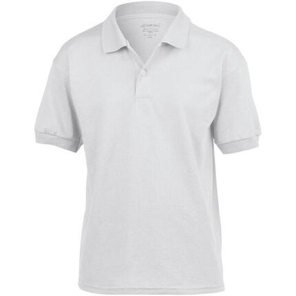 Polo Unisexe En Jersey DryBlend Pour Enfants (Blanc)