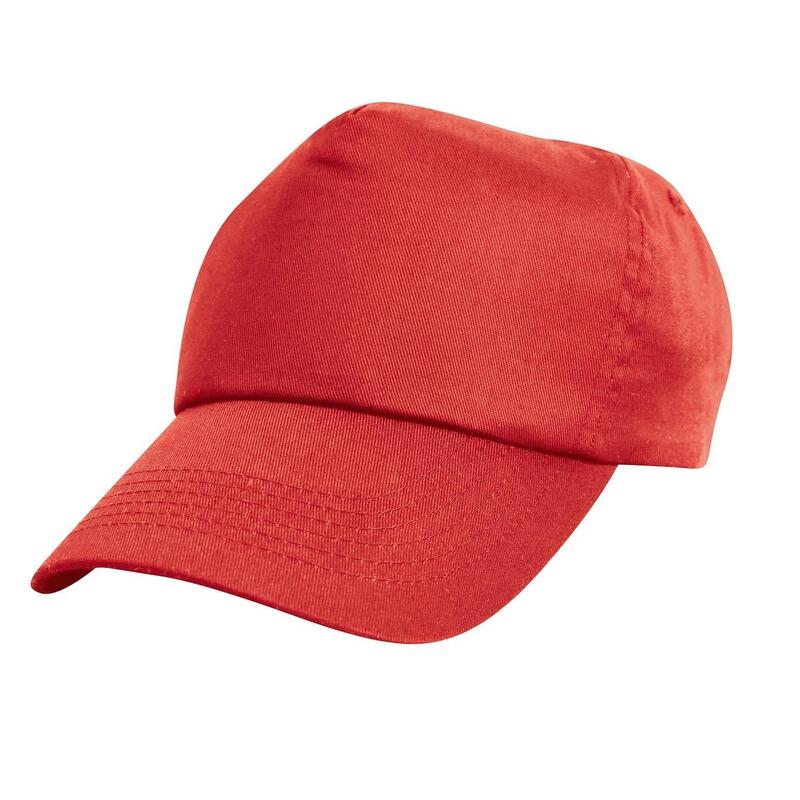 Uniseks kinderen/kinderen Basebll Cap (Rood)