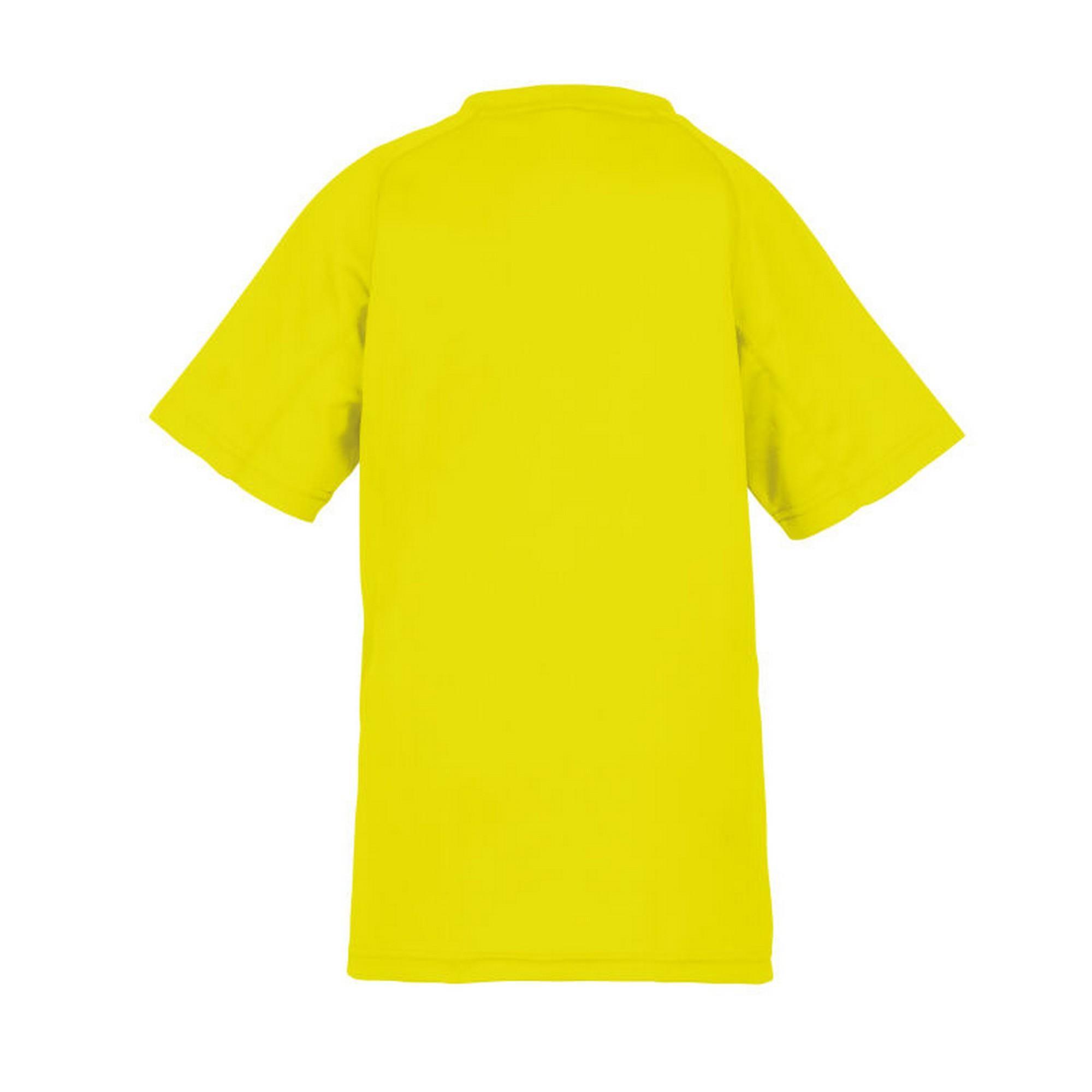 Tshirt Manches Courtes IMPACT Unisexe (Jaune Fluo) 2/2