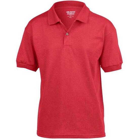 Polo Unisexe En Jersey DryBlend Pour Enfants (Rouge)