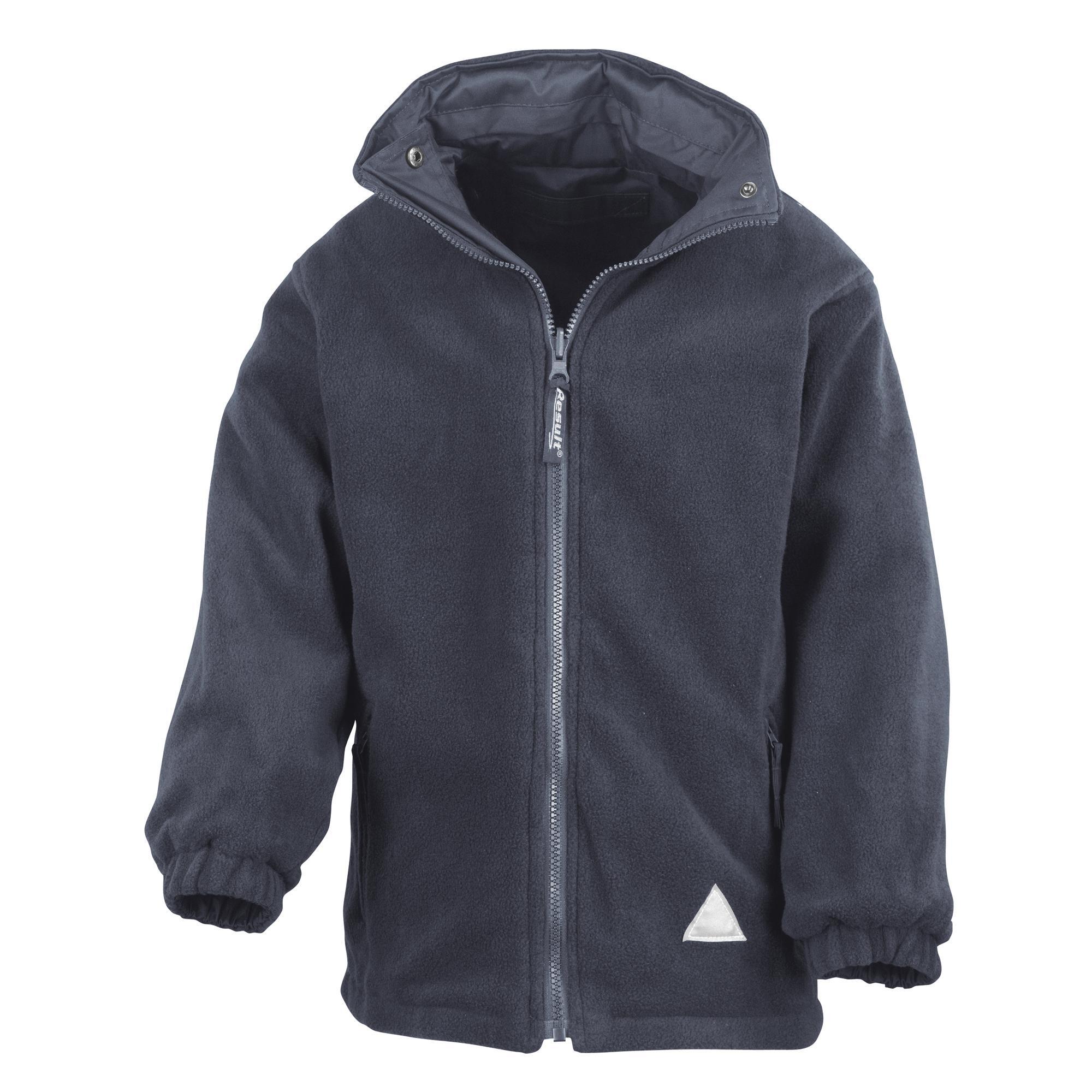 Veste Polaire Réversible Imperméable Enfant Unisexe (Bleu Marine/Bleu Marine) 2/4