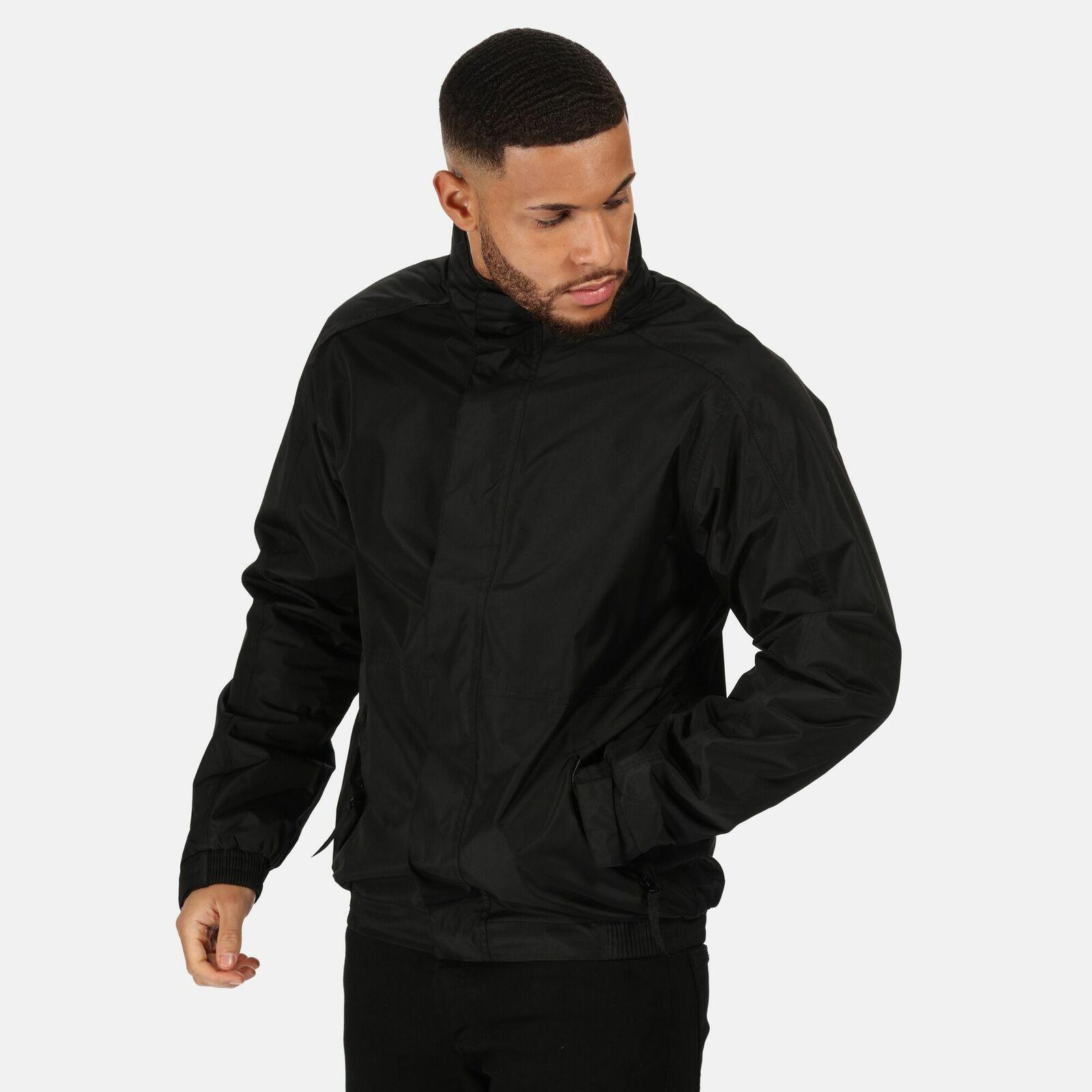 Dover Veste Coupevent Imperméable Homme (Noir / Gris) 3/5