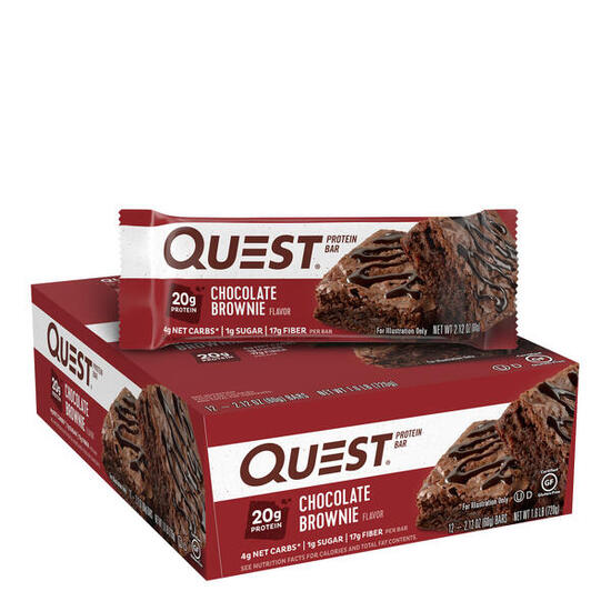 Barrette proteiche - Quest Bar - Brownie al Cioccolato
