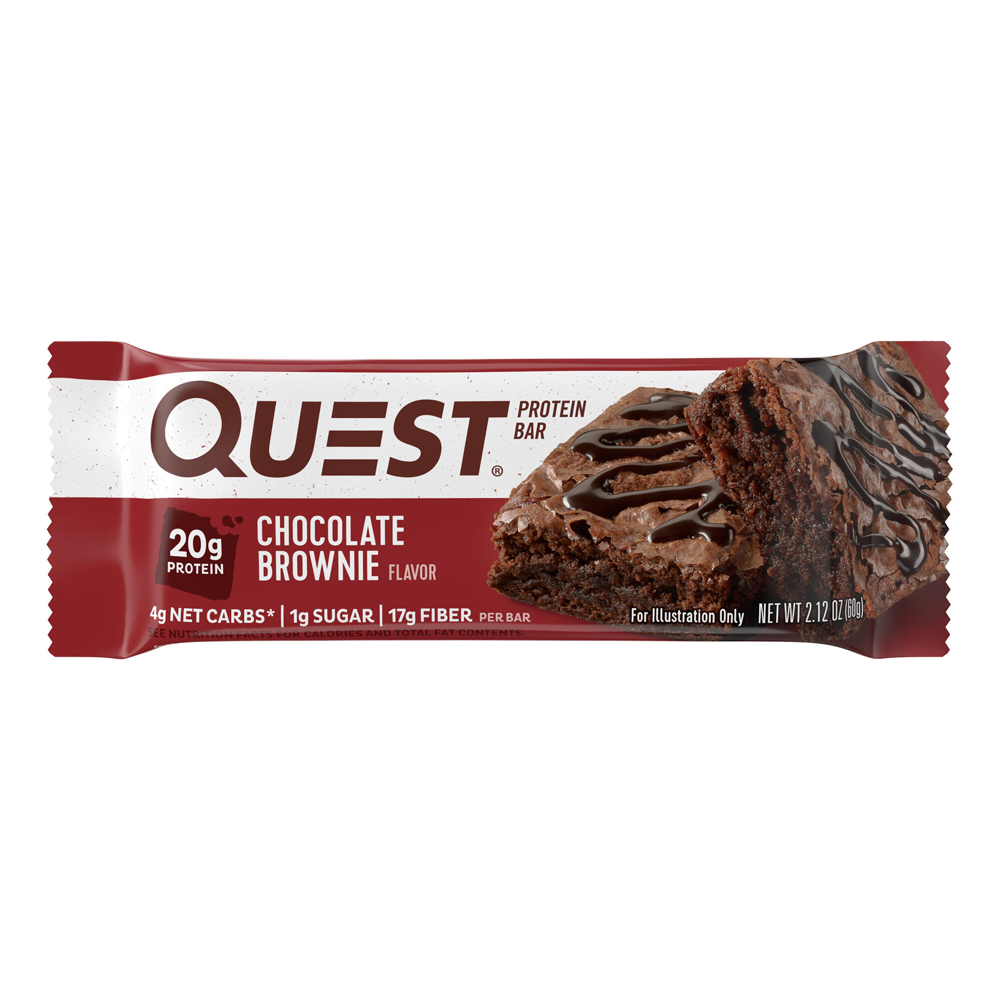 Quest Nutrition Quest Bars (12x60g) Chocolate Brownie - Riegel - Protein-Riegel 4/5