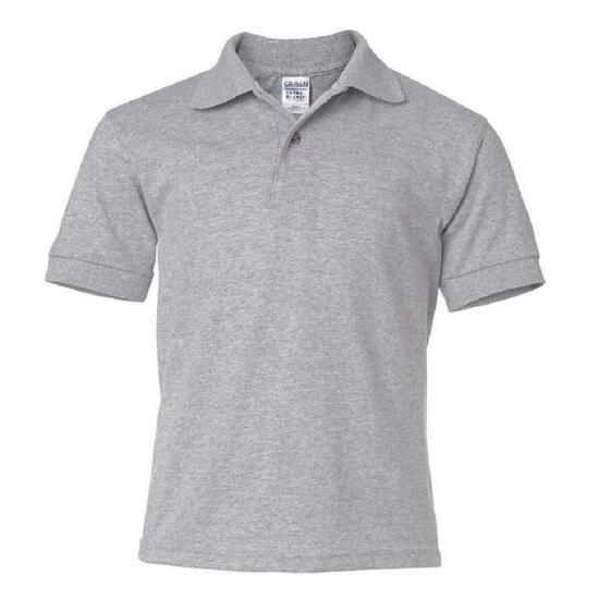 Polo Unisexe En Jersey DryBlend Pour Enfants (Gris Sport)