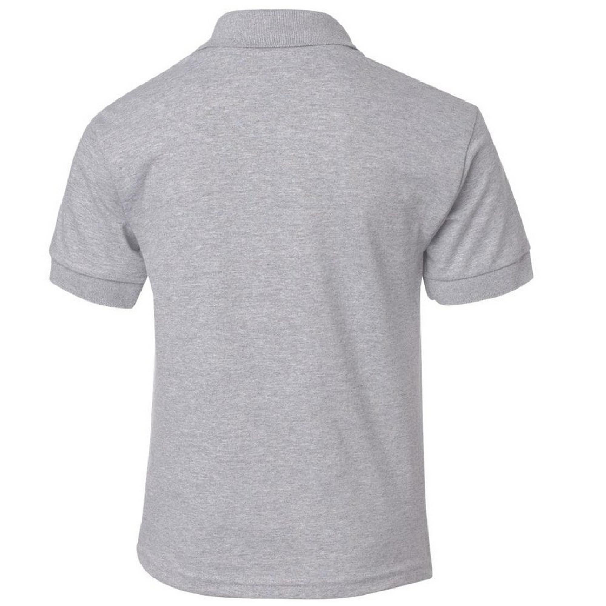 Polo Unisexe En Jersey DryBlend Pour Enfants (Gris Sport) 2/2