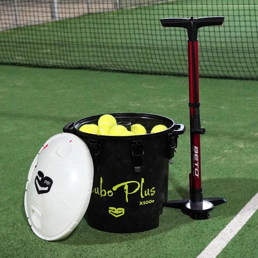 TUBOPLUS 29PSI X3e padel- en tennisbaldrukregelaar capaciteit 3 ballen luchtdichte doos luchtpomp (niet inbegrepen TUBOPLUS 29PSI X3e padel- en tennisbaldrukregelaar capaciteit 3 ballen luchtdichte doos luchtpomp (niet inbegrepen