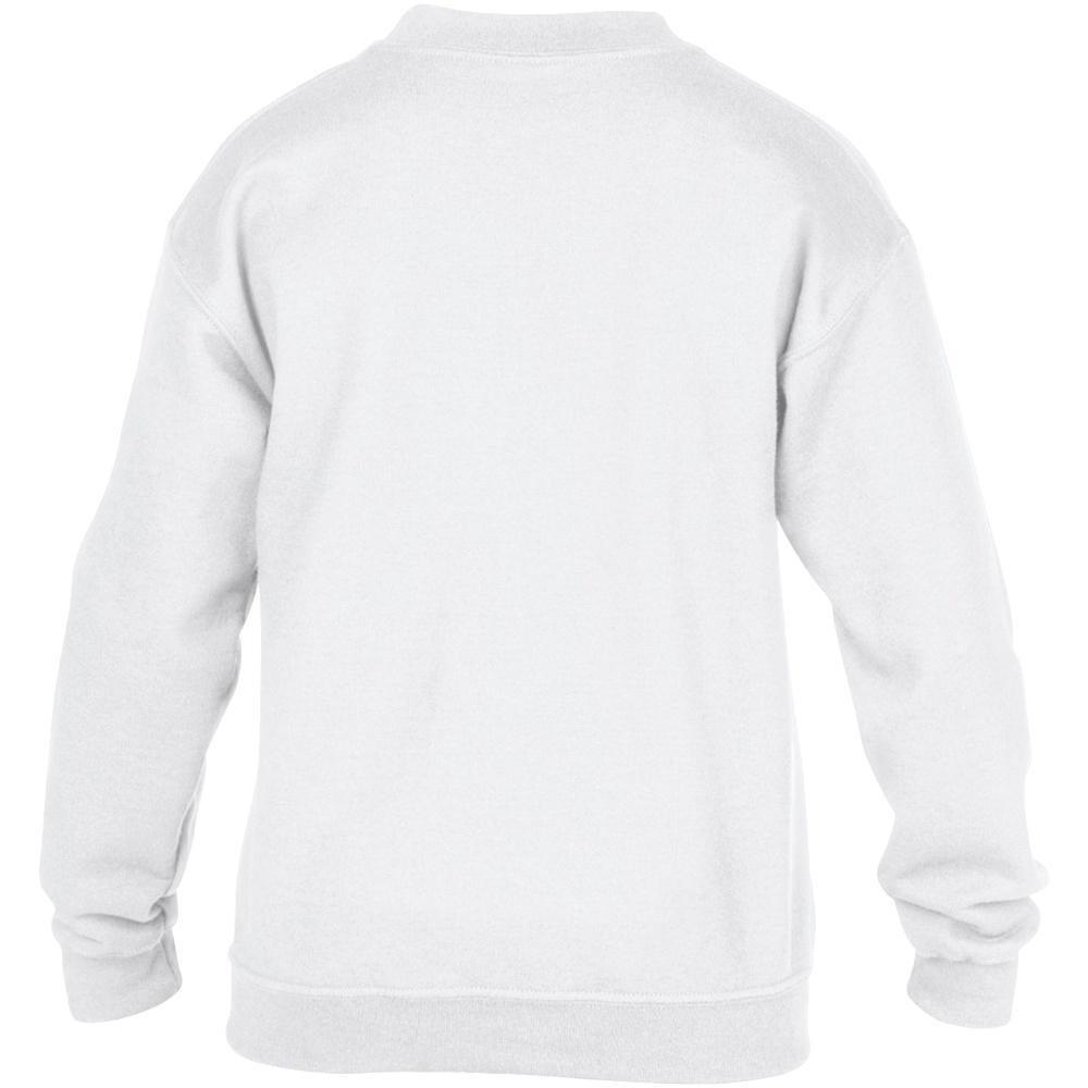 Casaco Suéter Criança Unisex Gola Redonda Encorpado (Branco) 4/4