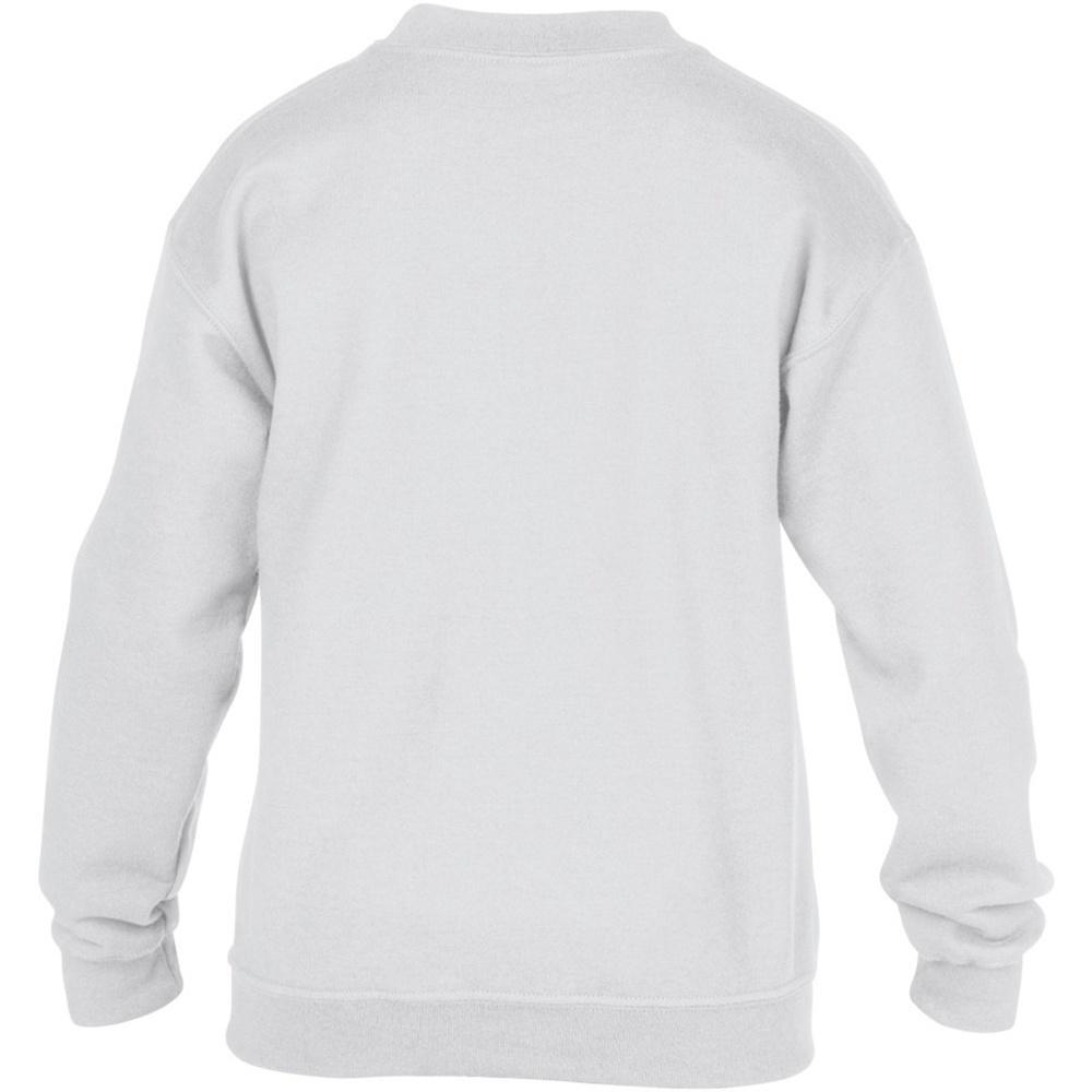 Casaco Suéter Criança Unisex Gola Redonda Encorpado (Branco) 3/4