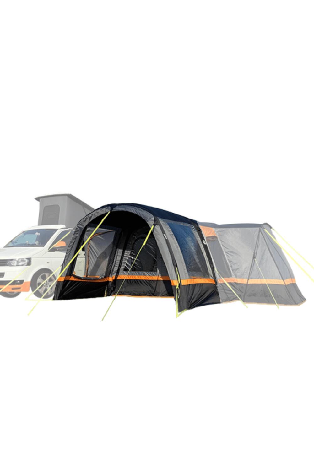 OLPRO Cocoon Breeze Campervan Awning Extension - Charcoal & Orange