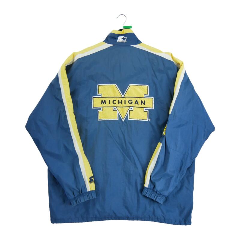 Reconditionné - Veste Starter Michigan Wolverines - homme - Très Bon État