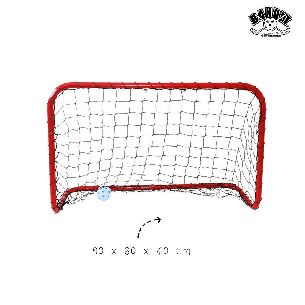 AKTIVSPORT Porta Unihockey Eurostick Bandit Acciaio 90x60x40 cm