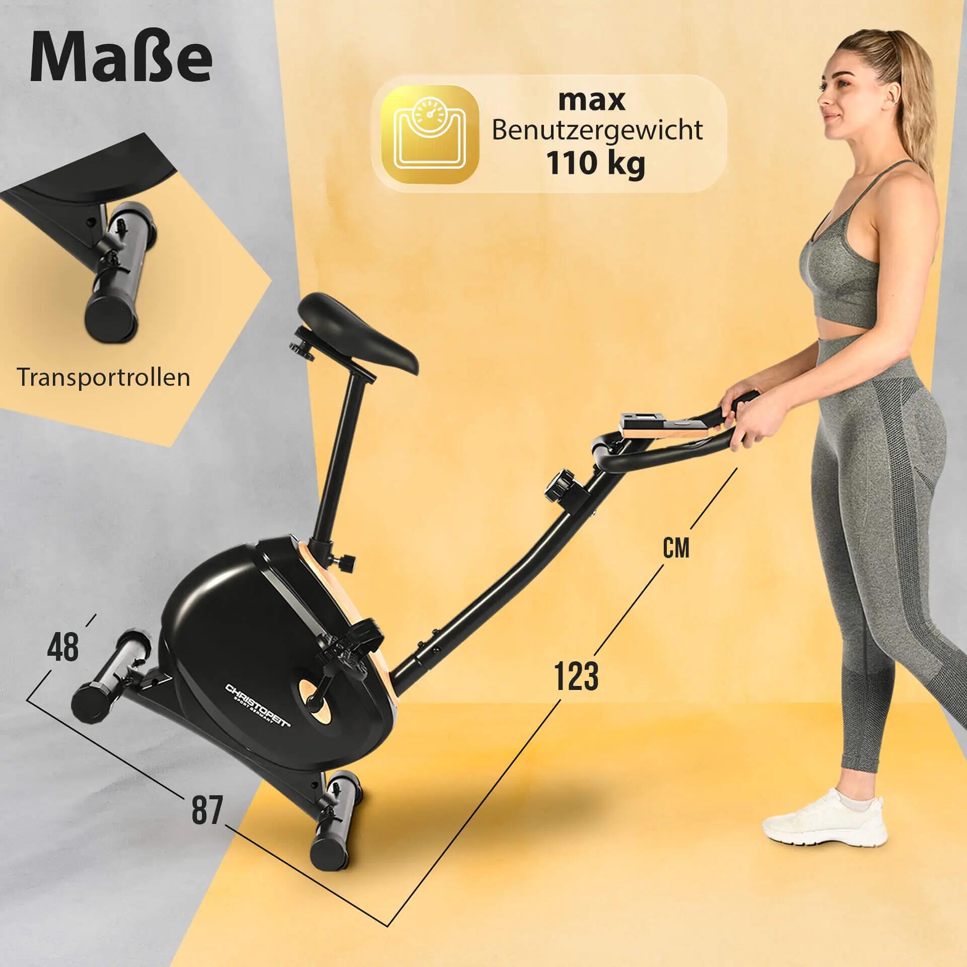 Bicicleta fitness Delta, Christopeit® 6/7
