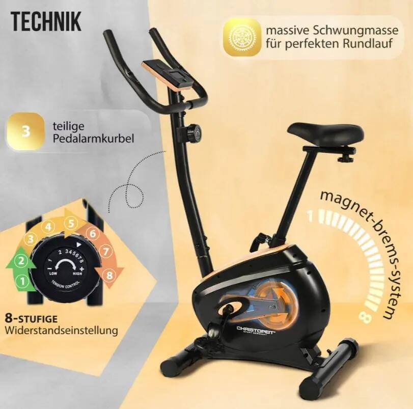 Bicicleta fitness Delta, Christopeit® 3/7