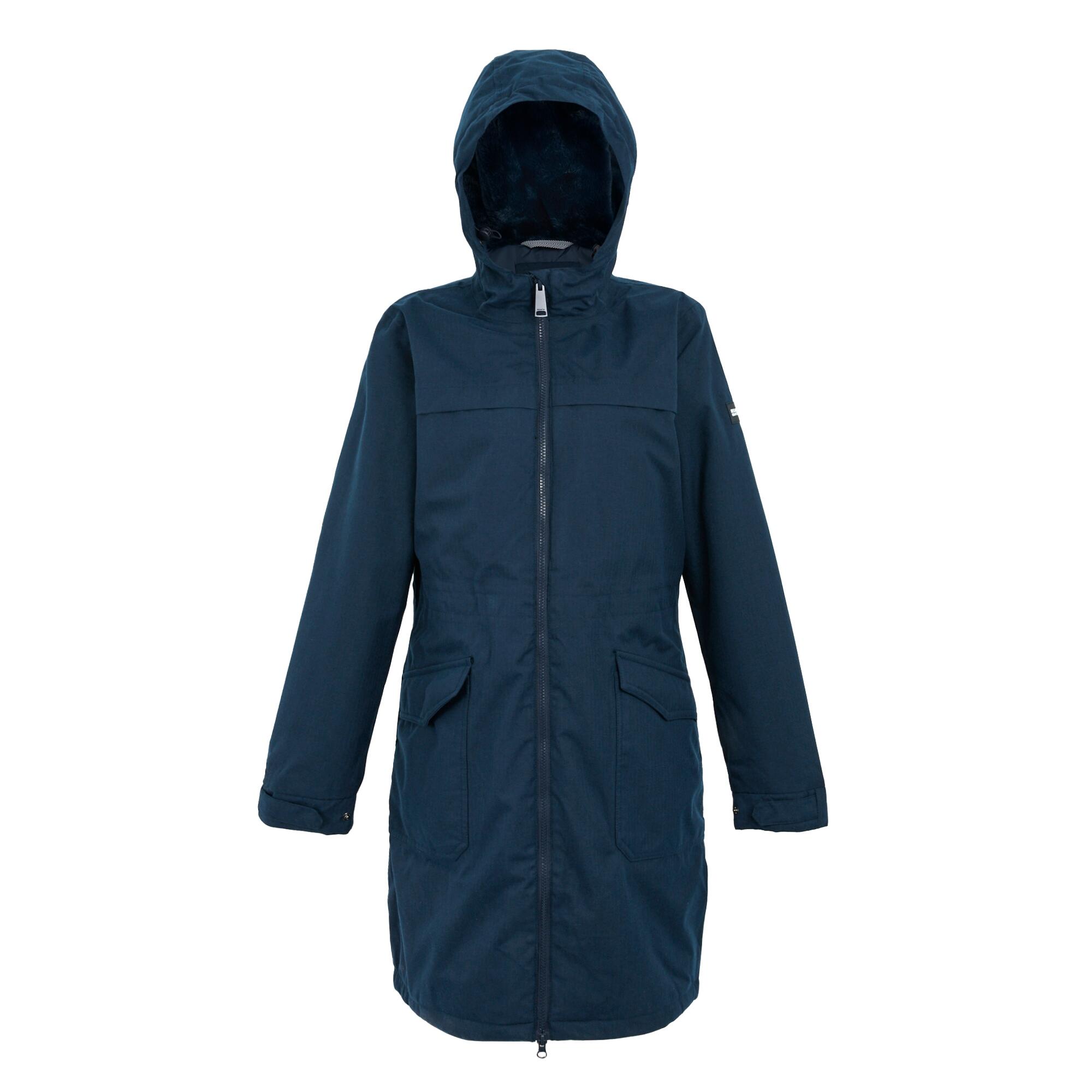 Regatta - Veste Imperméable Romine Femme (bleu Marine Chiné) - Parka - Bleu|gris|mauve - 52 2xl - Decathlon