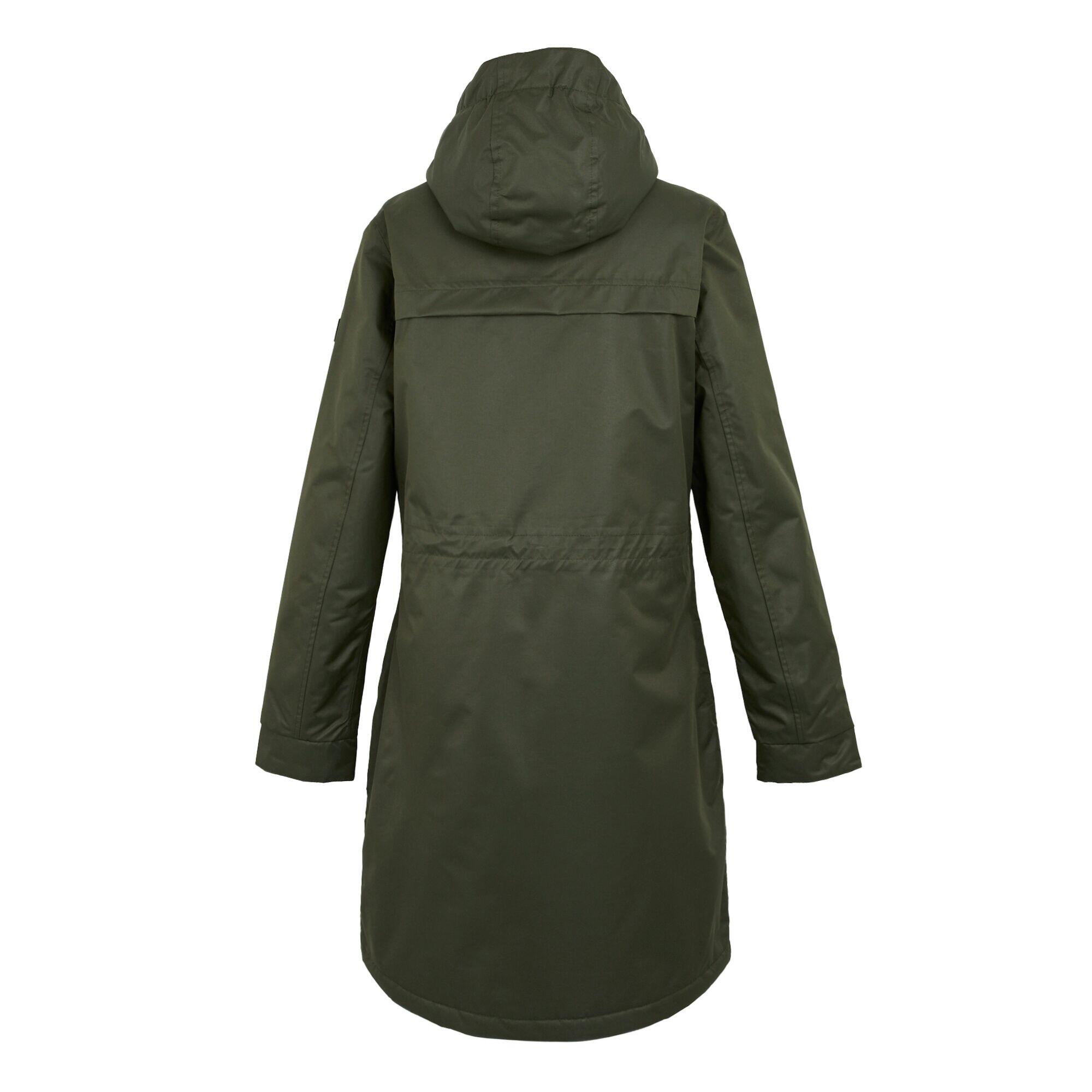 Veste Imperméable ROMINE Femme (Kaki Foncé / Noir) 2/4