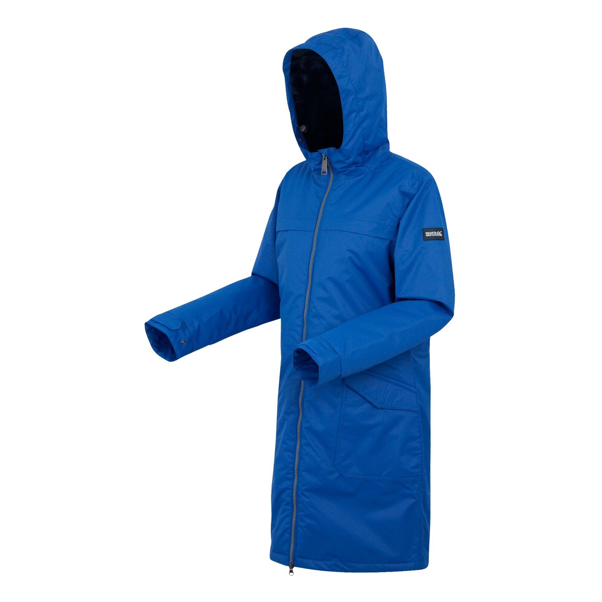 Giacca impermeabile Regatta ROMINE donna grigio mélange/nero 2/4