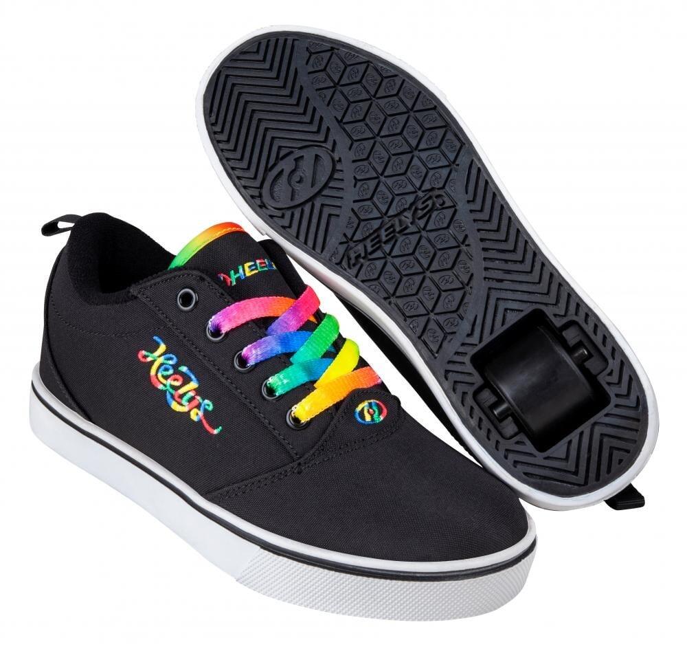 Heelys Pro 20 Schwarz / Regenbogen kursiv 2/3