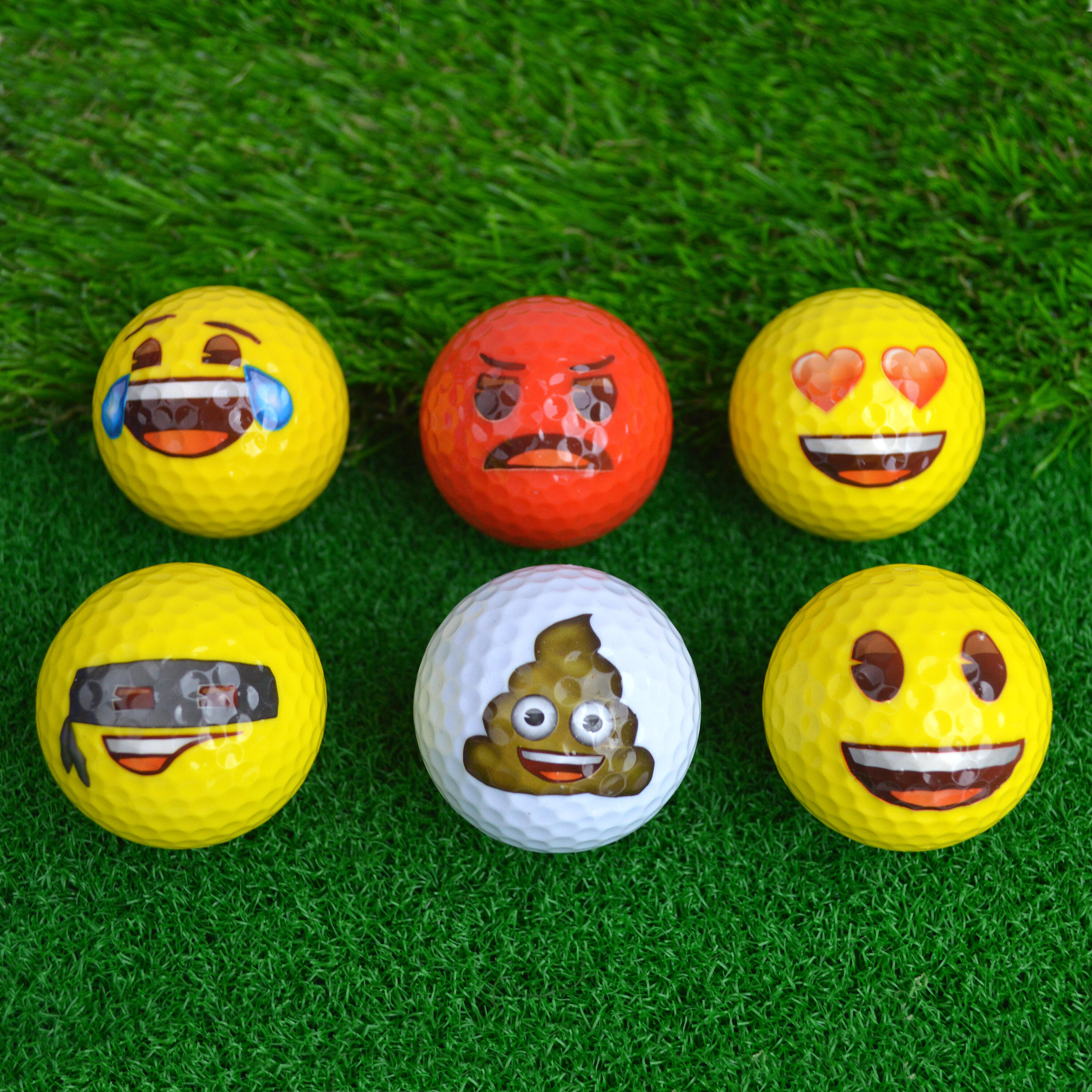 Emoji Balles de Golf (6 Paquet) 5/6