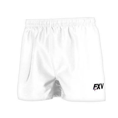 Witte force 2 rugby short voor kinderen fxv