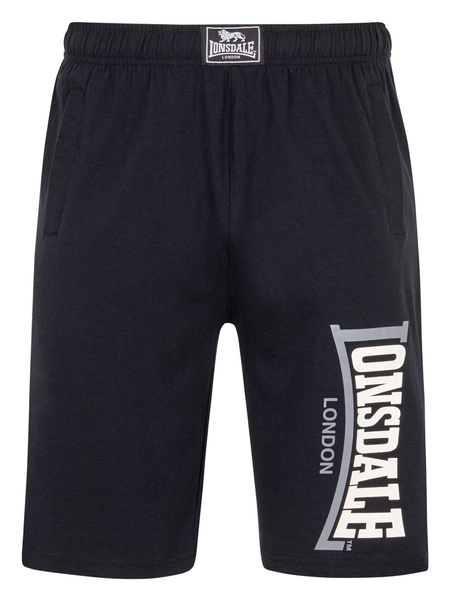 Bermuda e pantaloncini corti da uomo Lonsdale Logo jam Nero 2/6