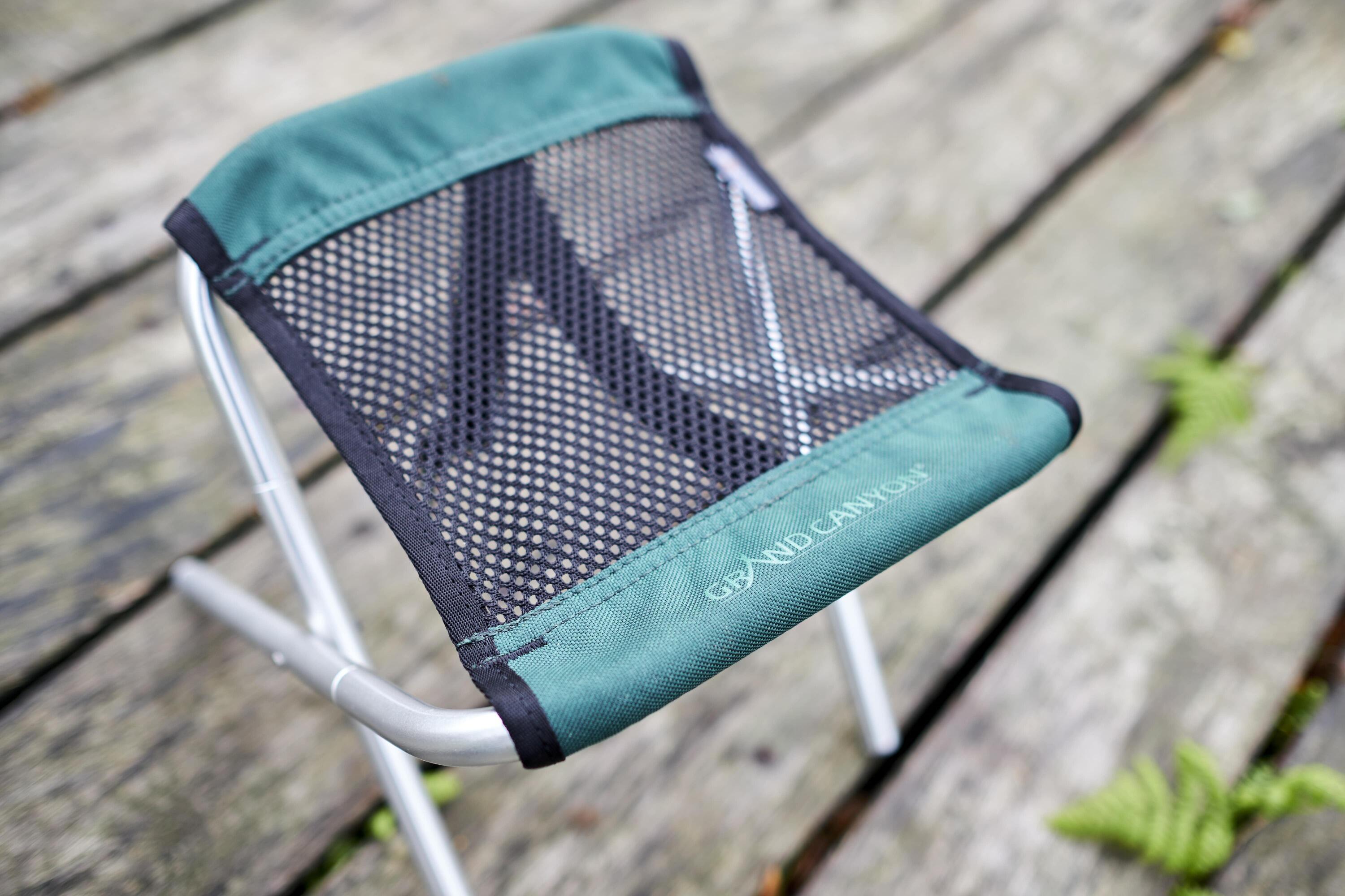 Sgabello pieghevole Sinyala Micro Pieghevole Campeggio in alluminio leggero 320g 7/7