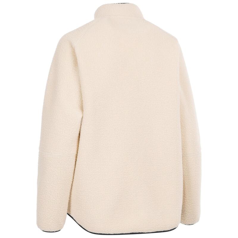 Dames Quake Leren Biezen Fleece Jas (Ghost)