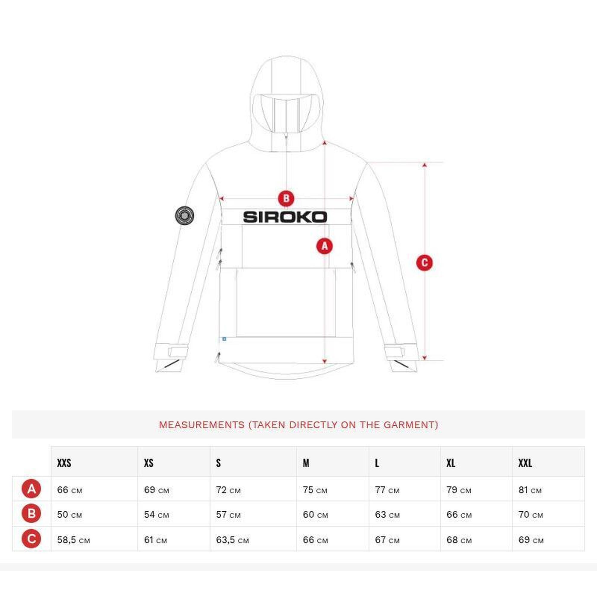 Jachetă de snowboard pentru bărbați W6 Bruson Negru