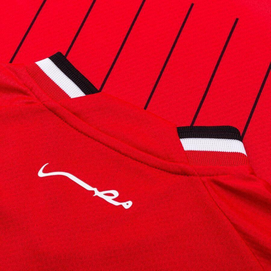 Maglia gara Home Replica Egitto 22/23 per ragazzi PUMA Tango Red White 5/7
