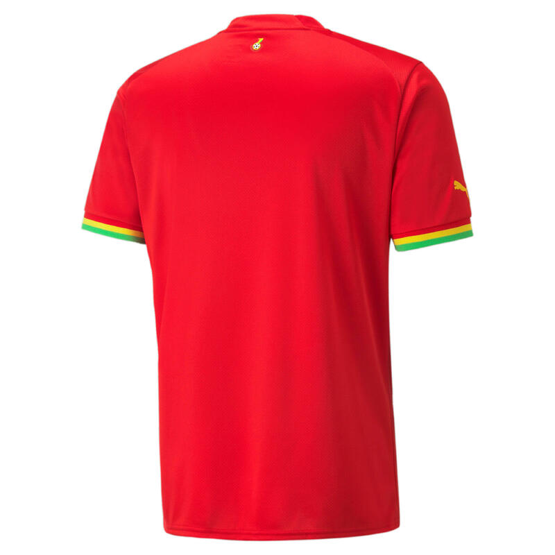 Ghana Away 22/23 Replika mez Férfiak PUMA Red Dandelion Yellow