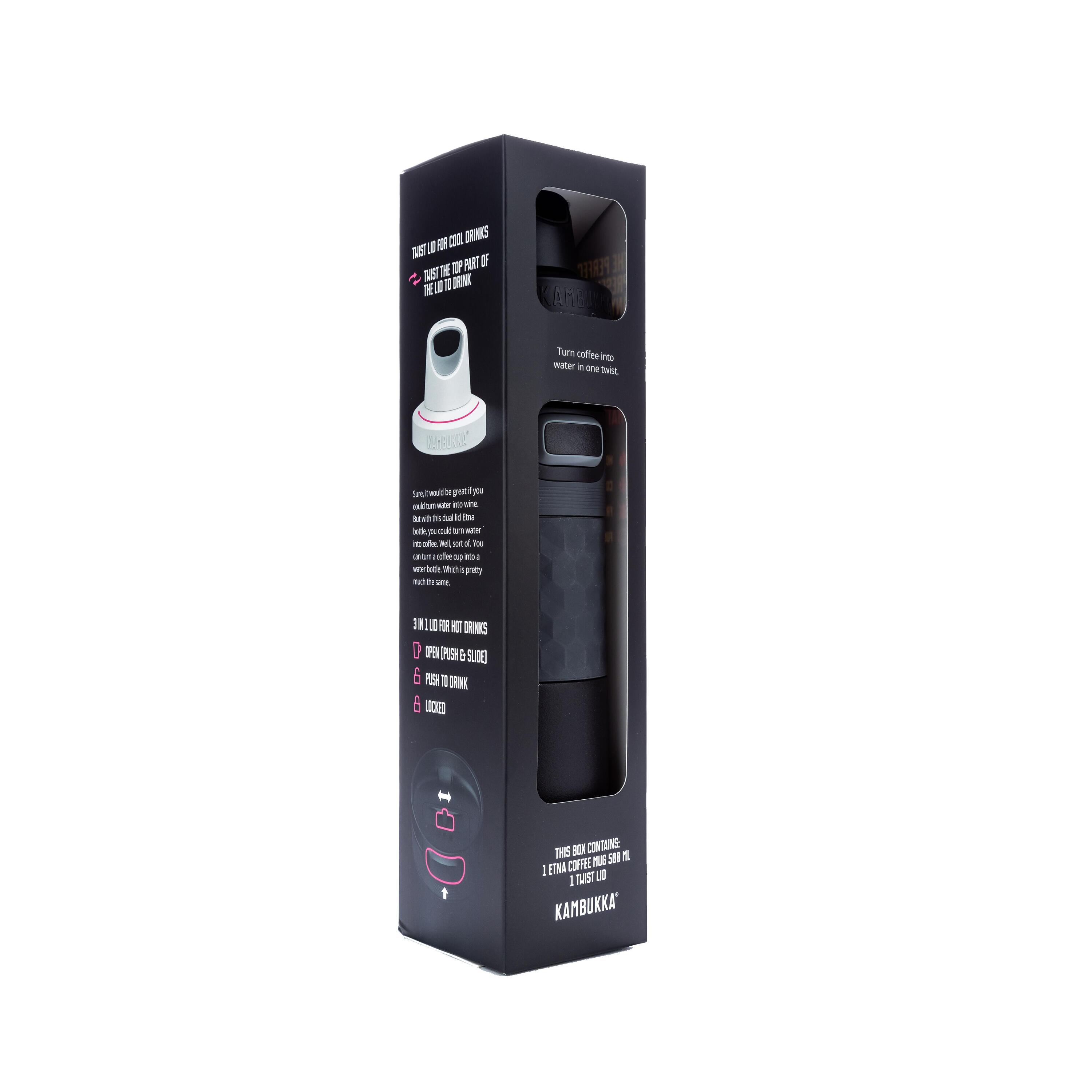 Kambukka Etna Grip 500 ml Black Steel Mug isotherme 2/7