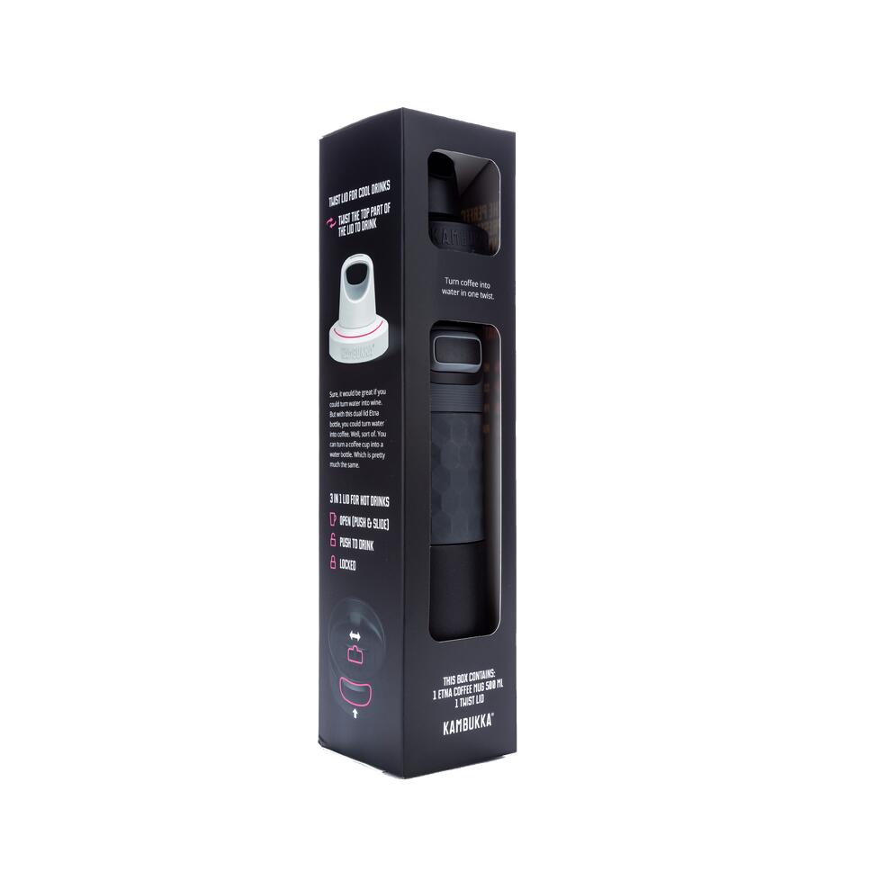 Kubek termiczny Kambukka giftbox Etna Grip 500ml matte black