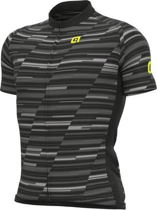Maillot Cycliste Homme Manches Courtes - Solid Step Noir
