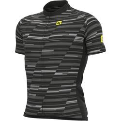 Maillot Cycliste Homme Manches Courtes - Solid Step Noir
