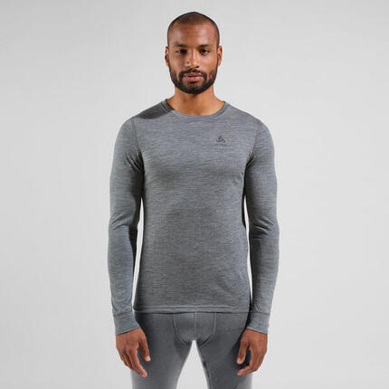 Sous-vêtement technique à col rond en laine mérinos 200 Natural ODLO