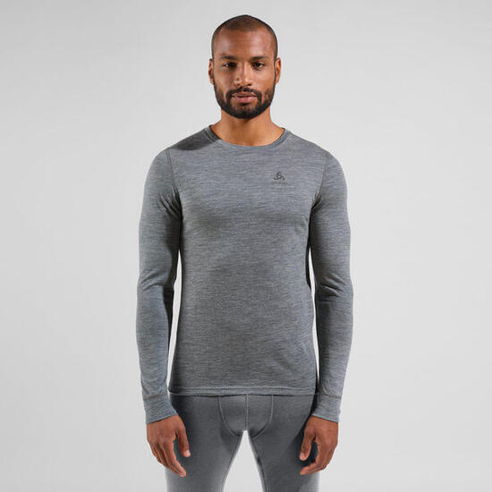 Baselayer Manches Longues Odlo Merinos 200 Natural Gris