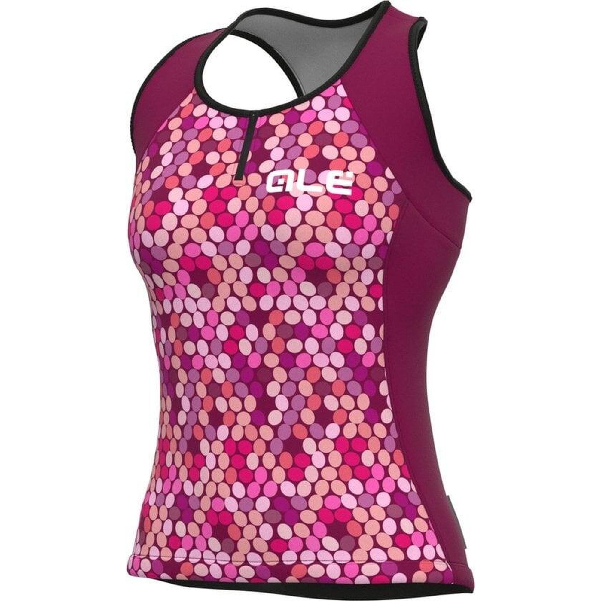 Fietsshirt Dames Zonder Mouwen - Solid Candy Roze