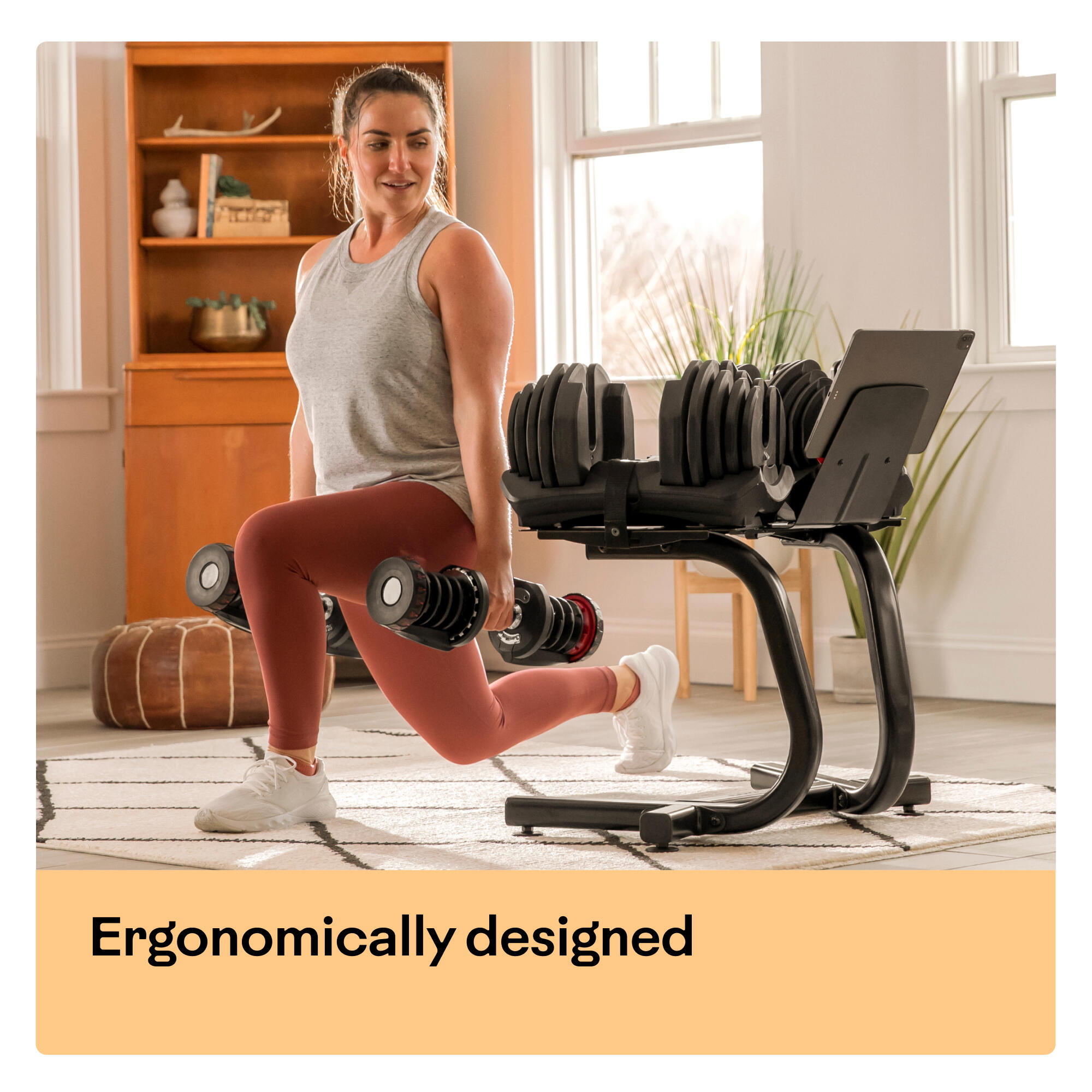 BowFlex 552i verstelbare halters (paar & statief met mediavak) 7/7