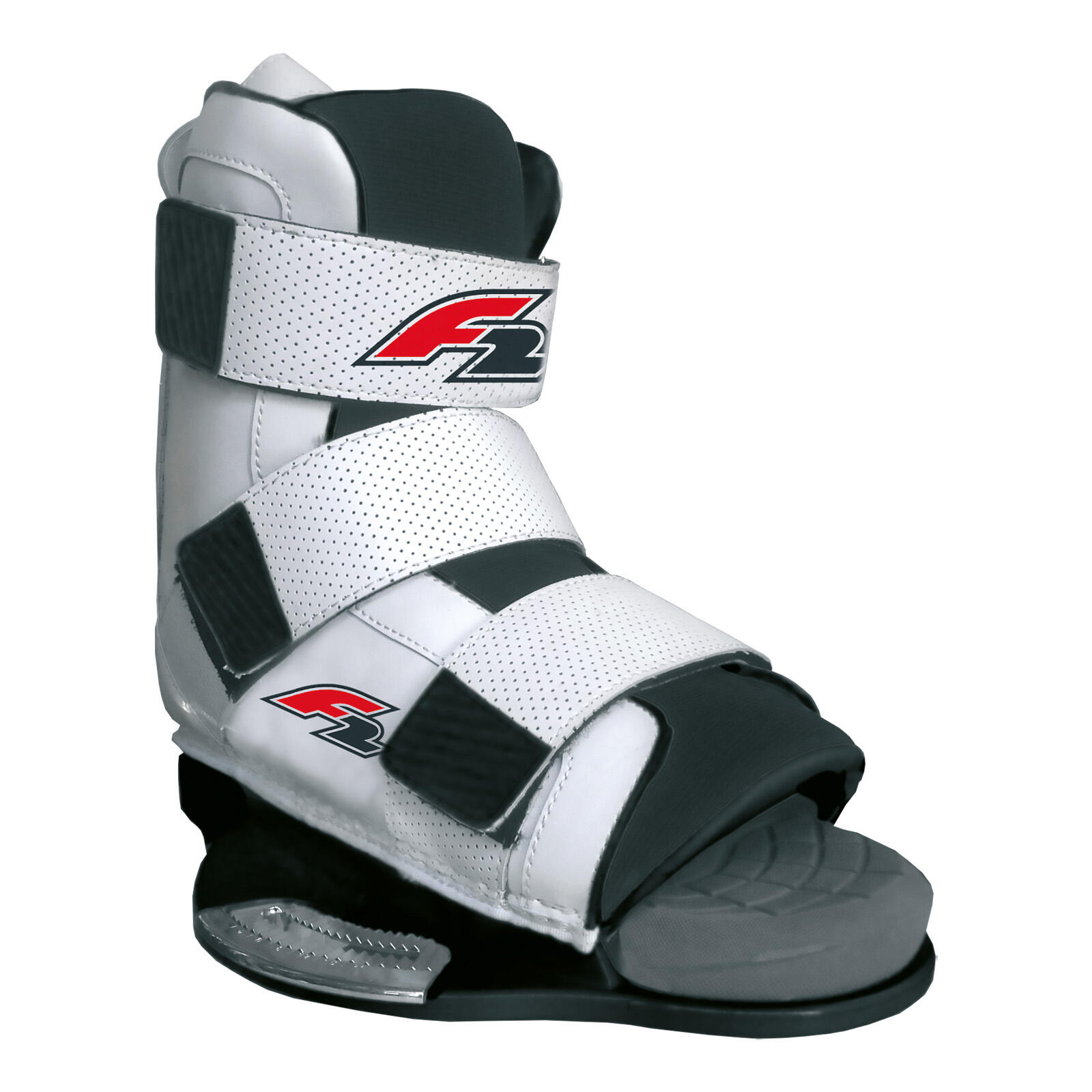 F2 Wakeboard Bindung Team Boot Bindung Wake L/XL Weiss 2025 2/2