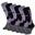 Xtreme Skisokken Unisex 6-paar Multi Purple