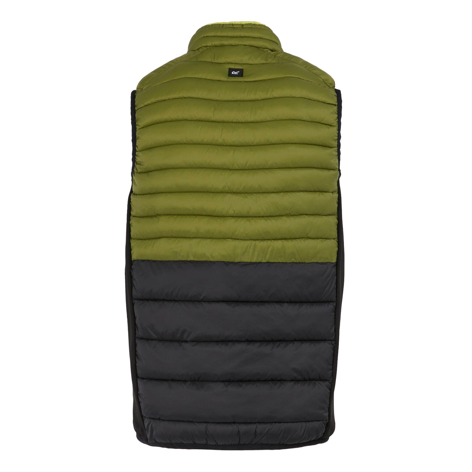 Mens Leedre Hybrid Gilet (Nephrite Green/Black) 2/5
